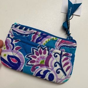 Vera Bradley mini wallet clutch wristlet keychain